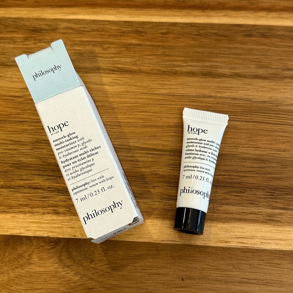 💄Philosophy Hope In A Jar Smooth-Glow Multi-Tasking Moisturizer, Sample Size